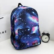 starry sky gradient backpack laptop bag 
