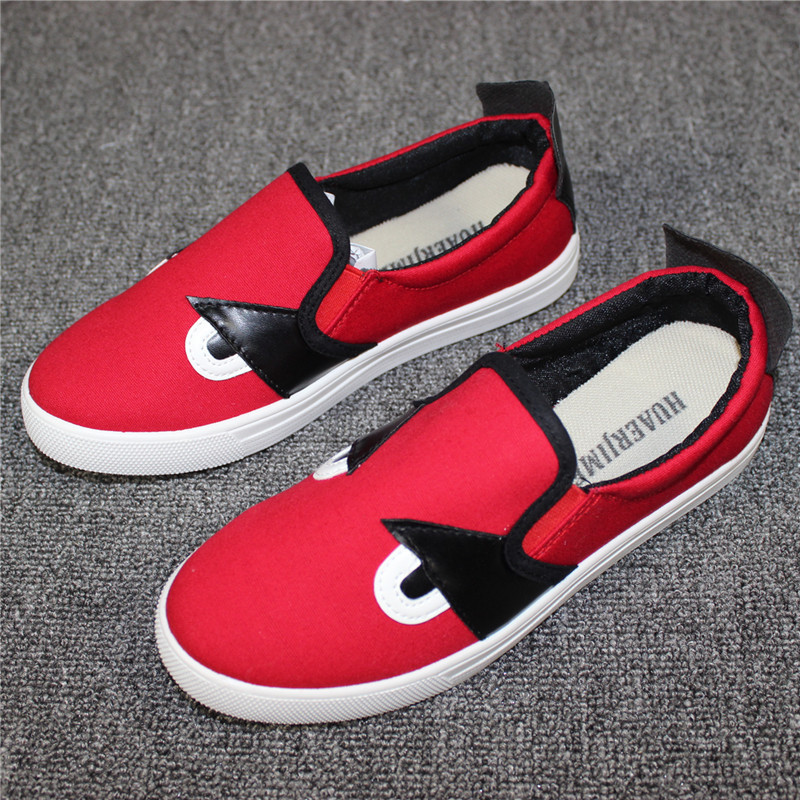 Monster Couple Canvas Shoes Flat Shoes on Luulla